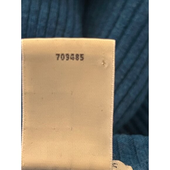 St. Johns Bay Women Classic Blue Ribbed Turtleneck Sweater X-Large Cotton Blend - Picture 16 of 16